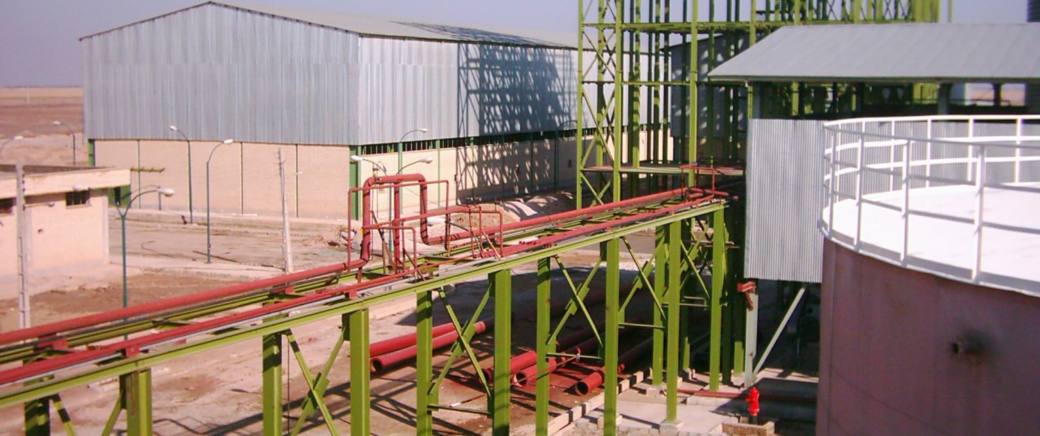 ساخت و نصب سازه برج توليد خوراك دام امیرکبیر