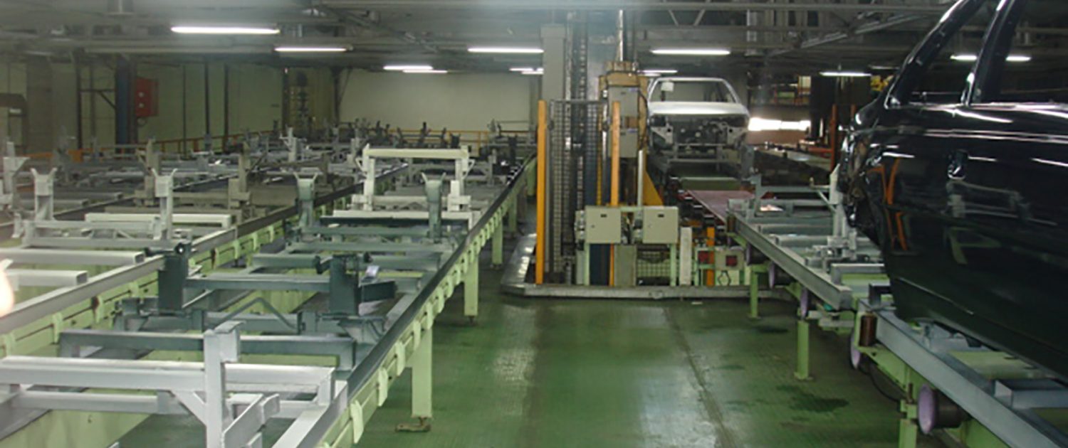 پروژه ساخت و نصب تجهیزات در کارخانه های ایران خودرو ، پارس خودرو و بن رو